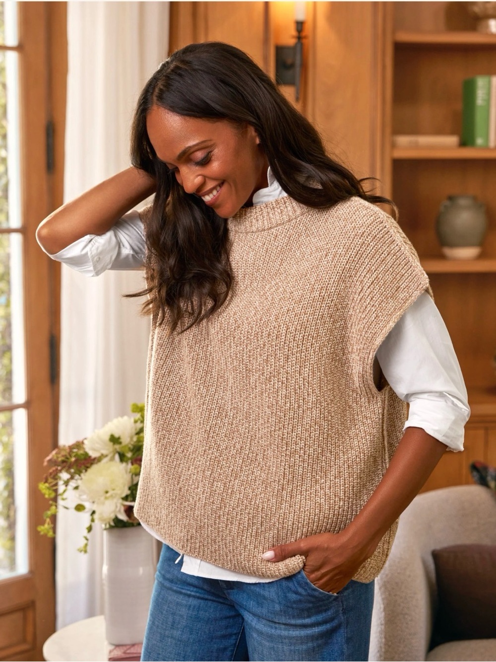 Frank and Eileen NEW MONTECITO 
Italian Sweater Vest